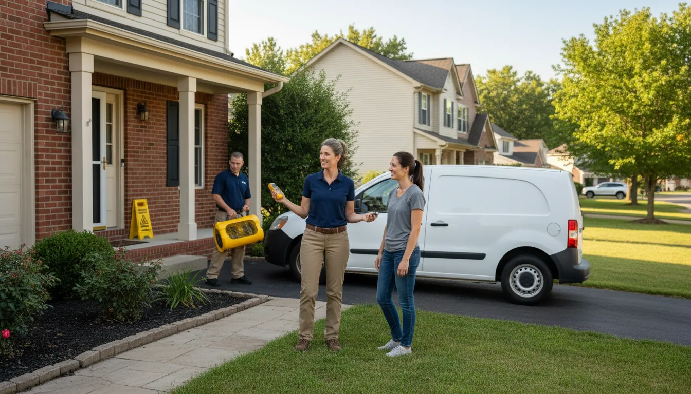 Water restoration image for Water Damage & Restoration Services in Moscow, IA